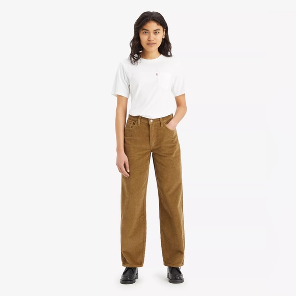 Levis baggy dad brown corduroy pants size 25 🤎 - Picture 2 of 16